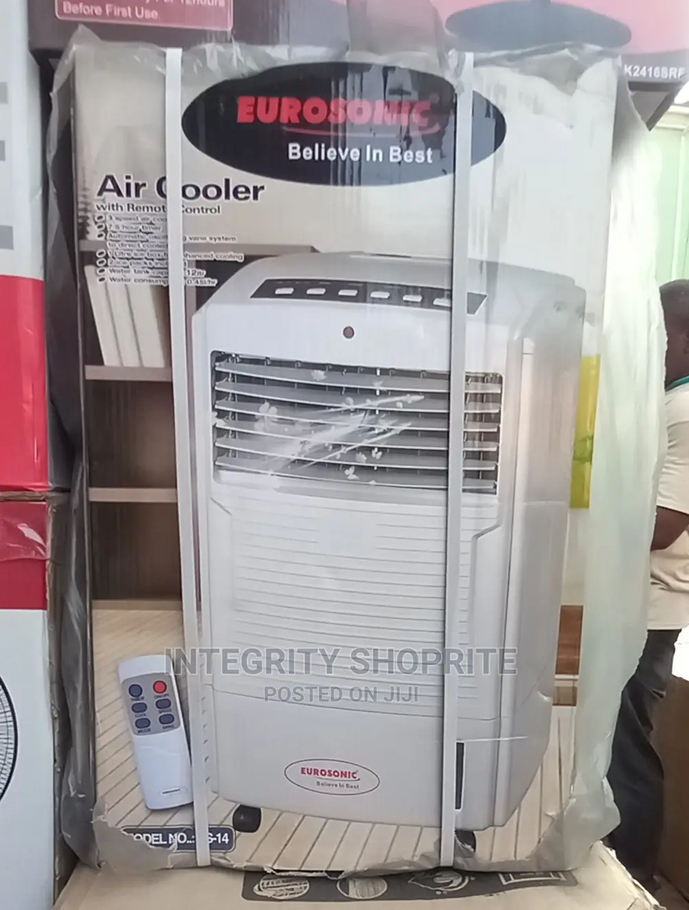Eurosonic Air Cooler With Remote Control - 12L - 220V
