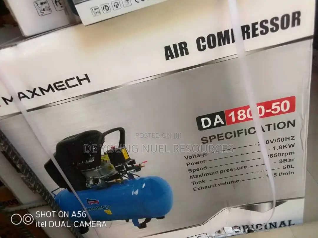 Air Compressor 50L Max Mech
