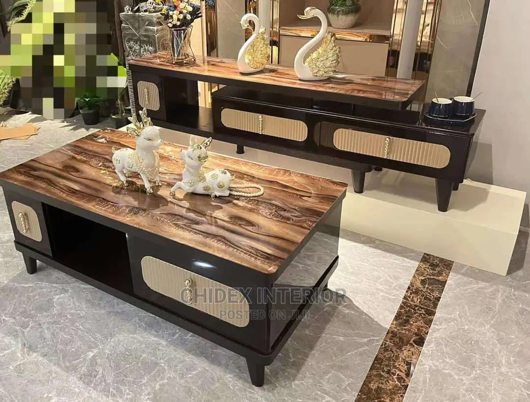 Classic Tv Stand With Center Table