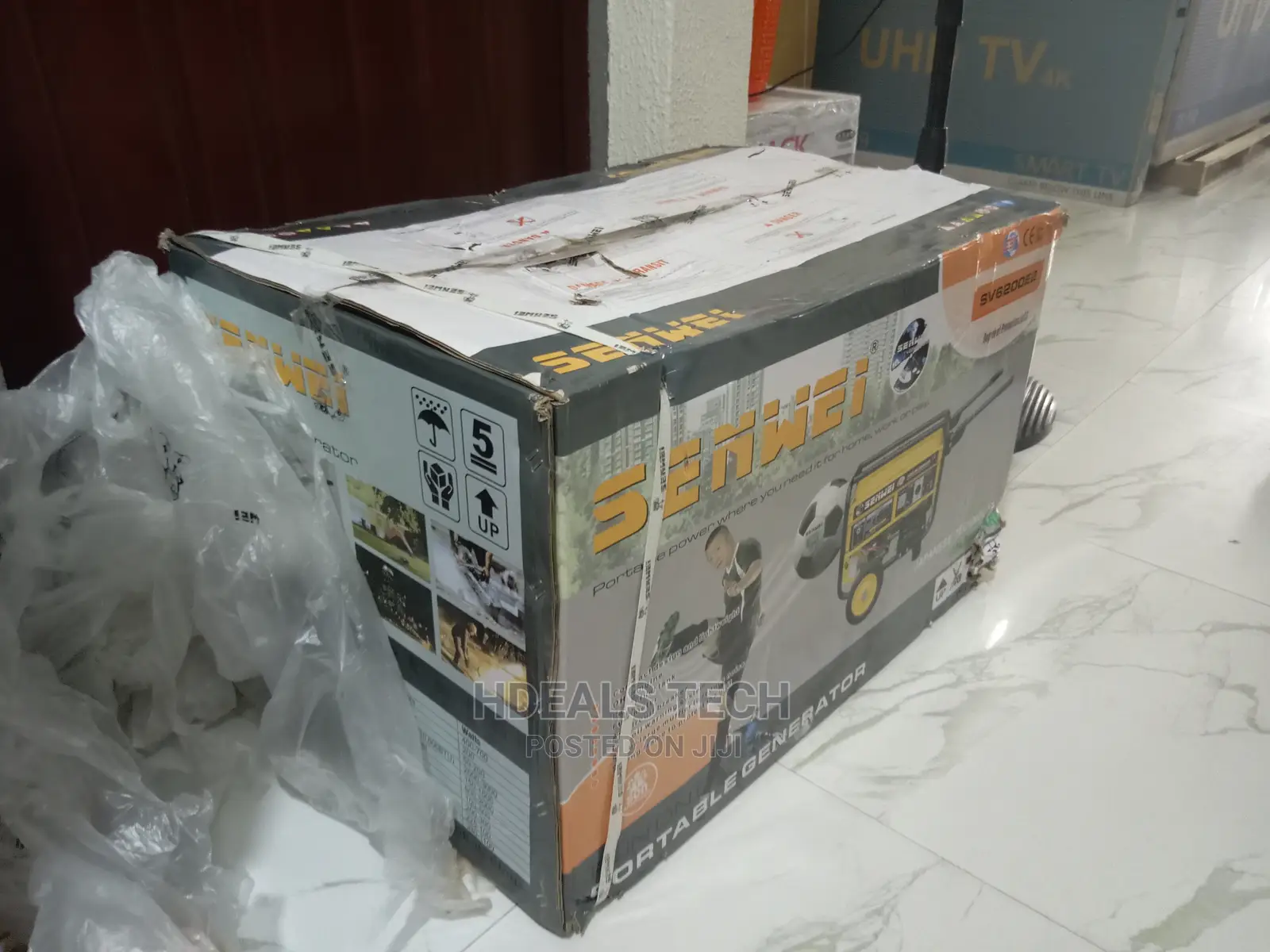Latest Senwei Petrol Generator, Key-Starter, SV6200E2.
