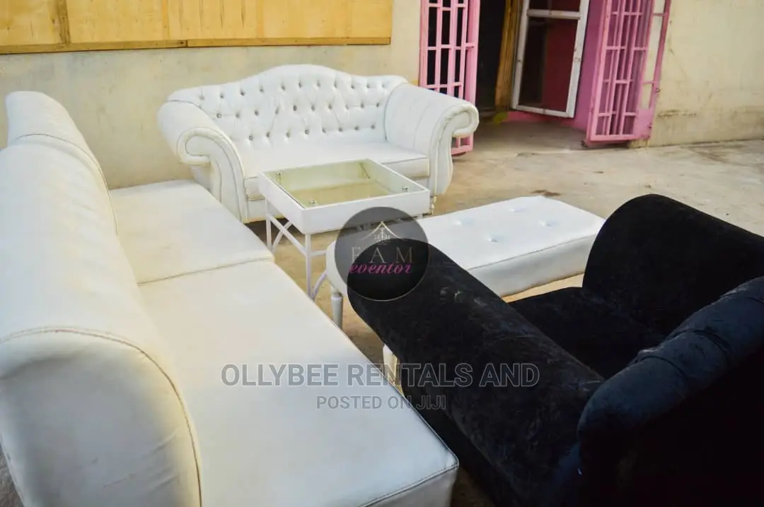 Complete Lounge Set, Bucket Chairs Available for Rent