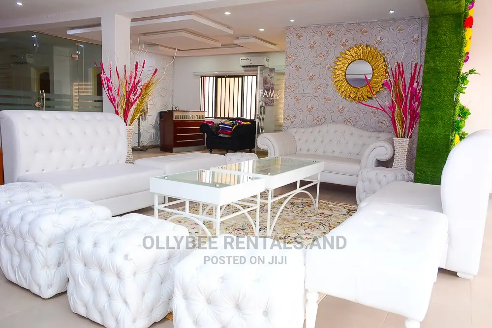 Complete Lounge Set, Bucket Chairs Available for Rent
