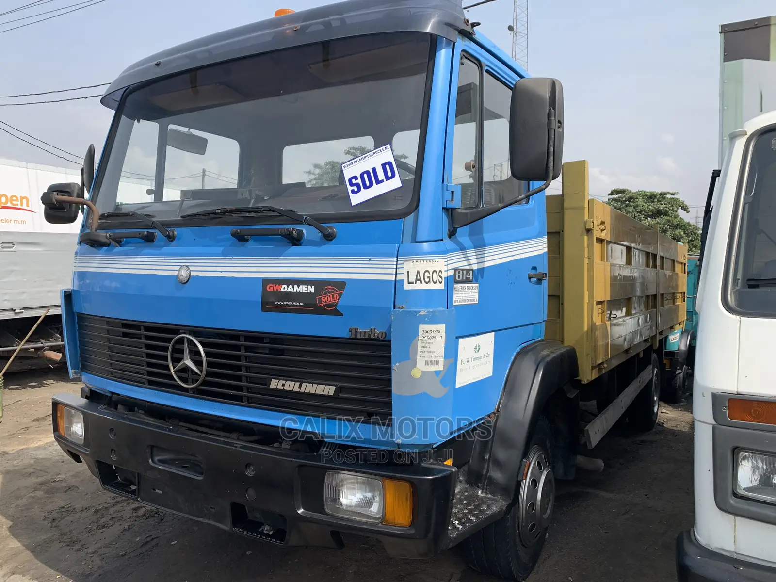 Foreign Used Mercedes Benz 814 Trucks.