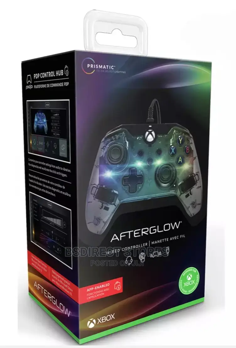 PDP Afterglow Wired Controller for Xbox One, Multicolor