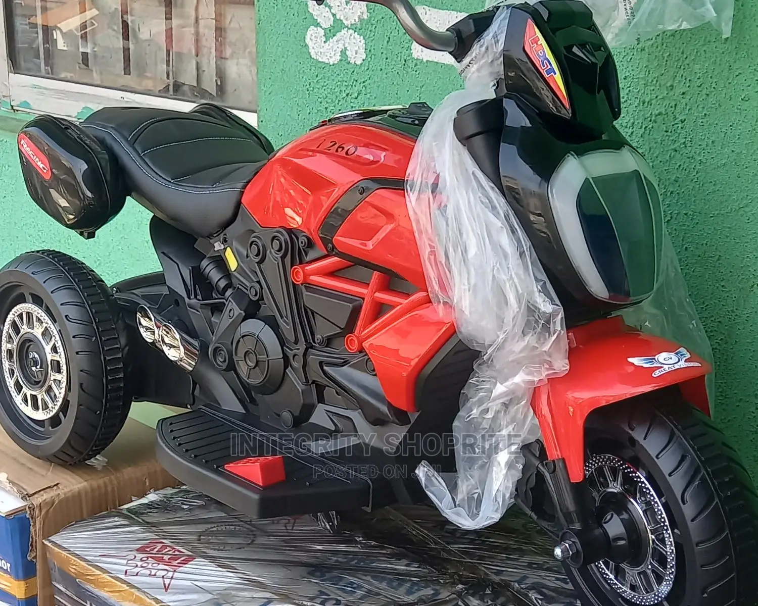 Unisex Luxury Children/Kids Automatic Power Bike 1-5yrs