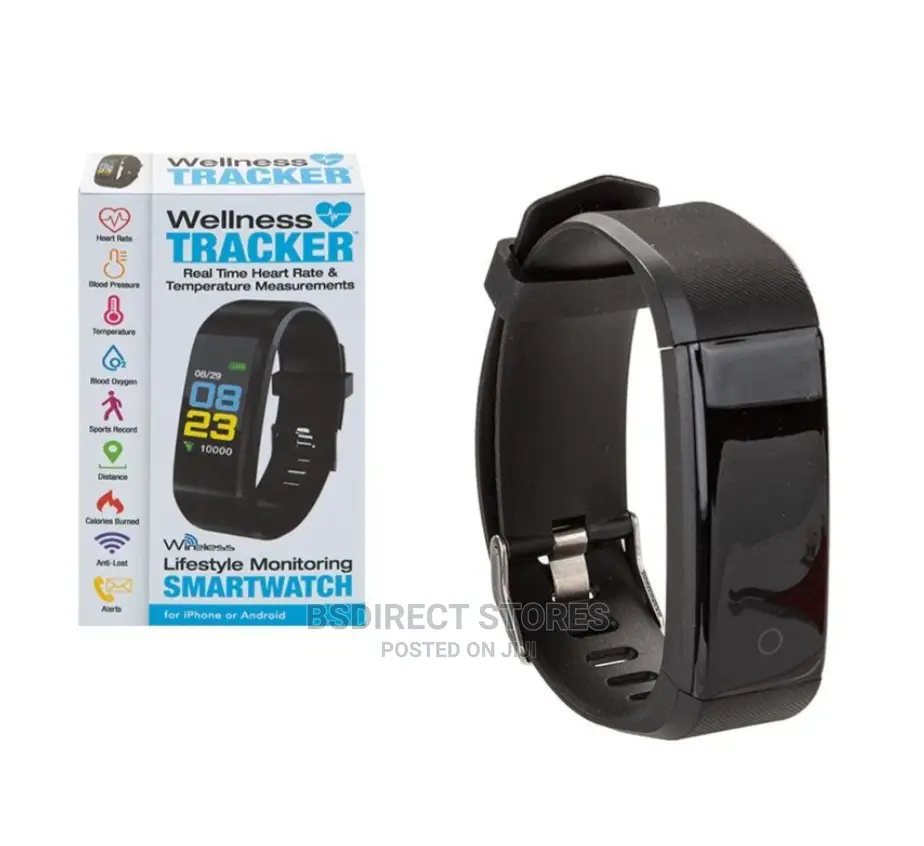 Wellness Tracker Wireless Lifestyle Monitoring Smartwatch