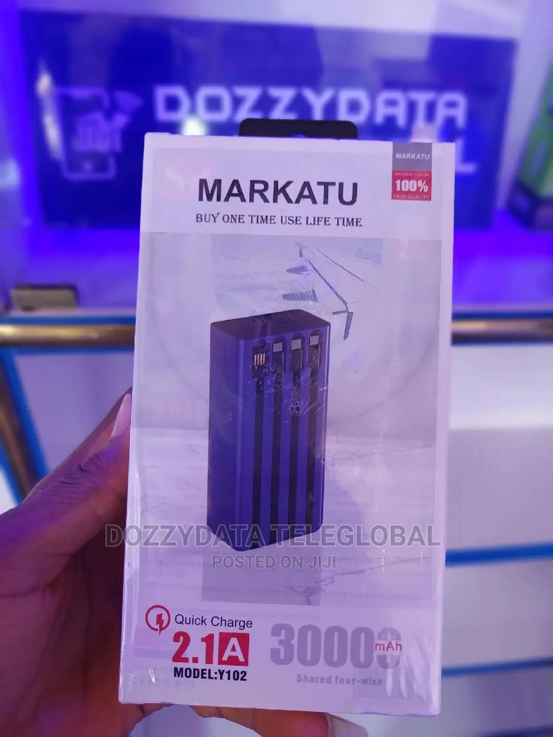 MARKATU 30,000mah Powerbank With Cables