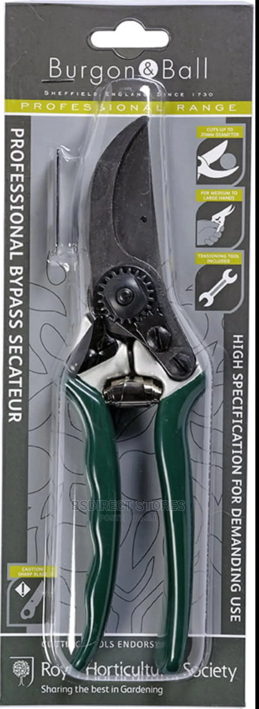 Burgon and Ball RHS-Endorsed Professional Bypass Secateurs