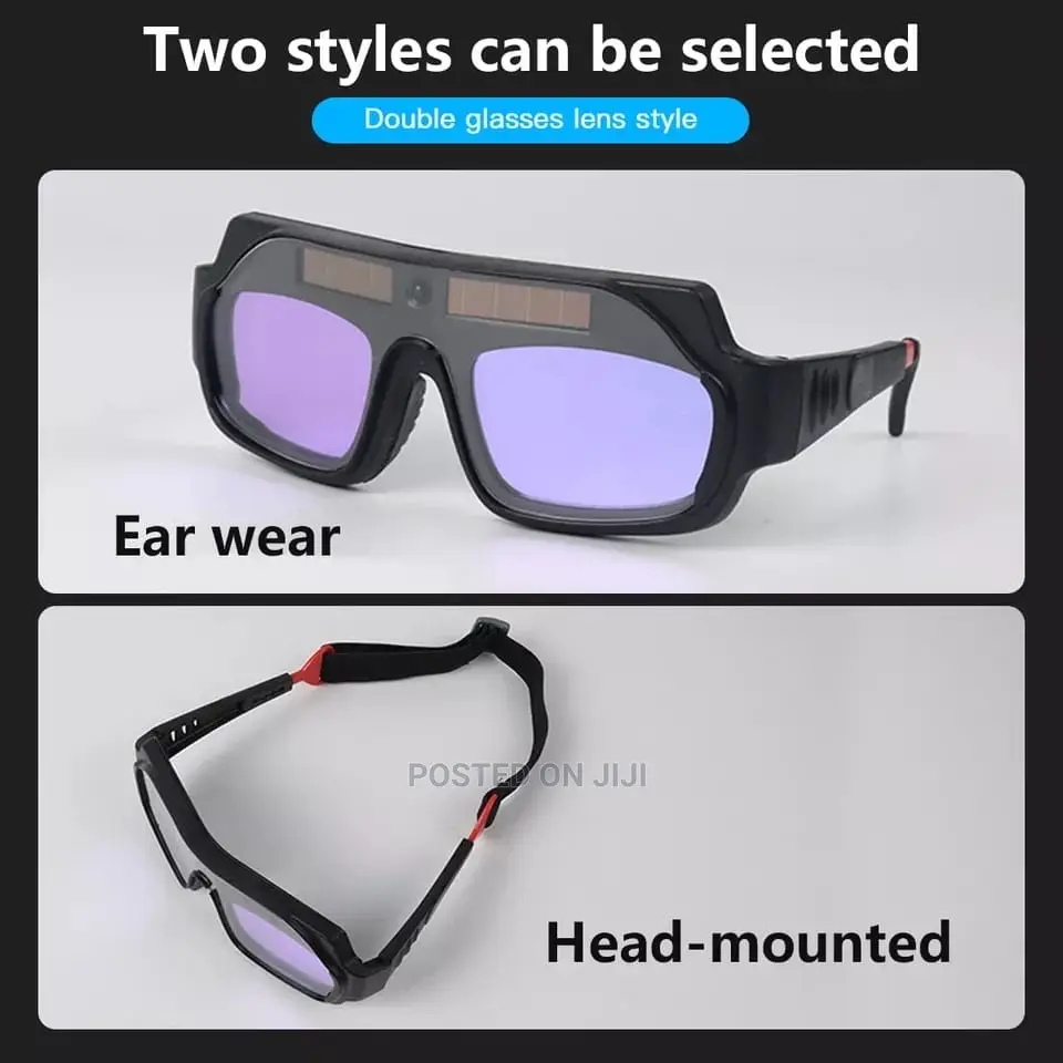 Solar Powered Auto Darkening Welding Goggle