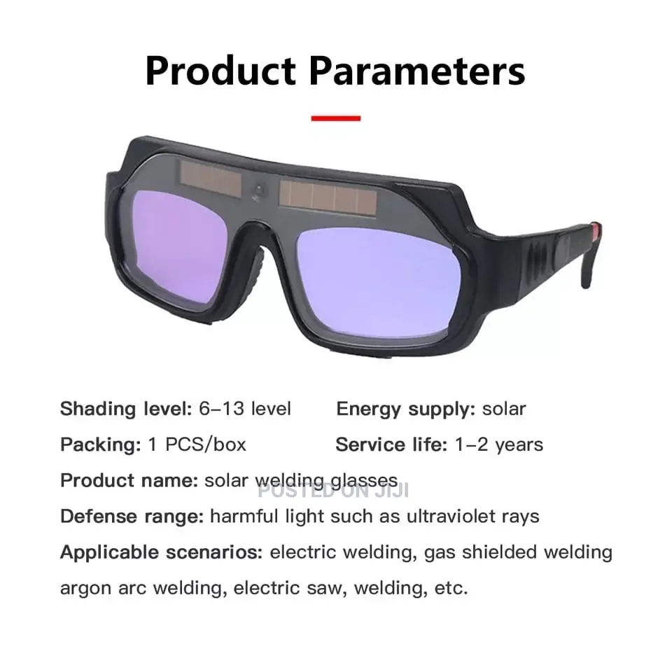 Solar Powered Auto Darkening Welding Goggle