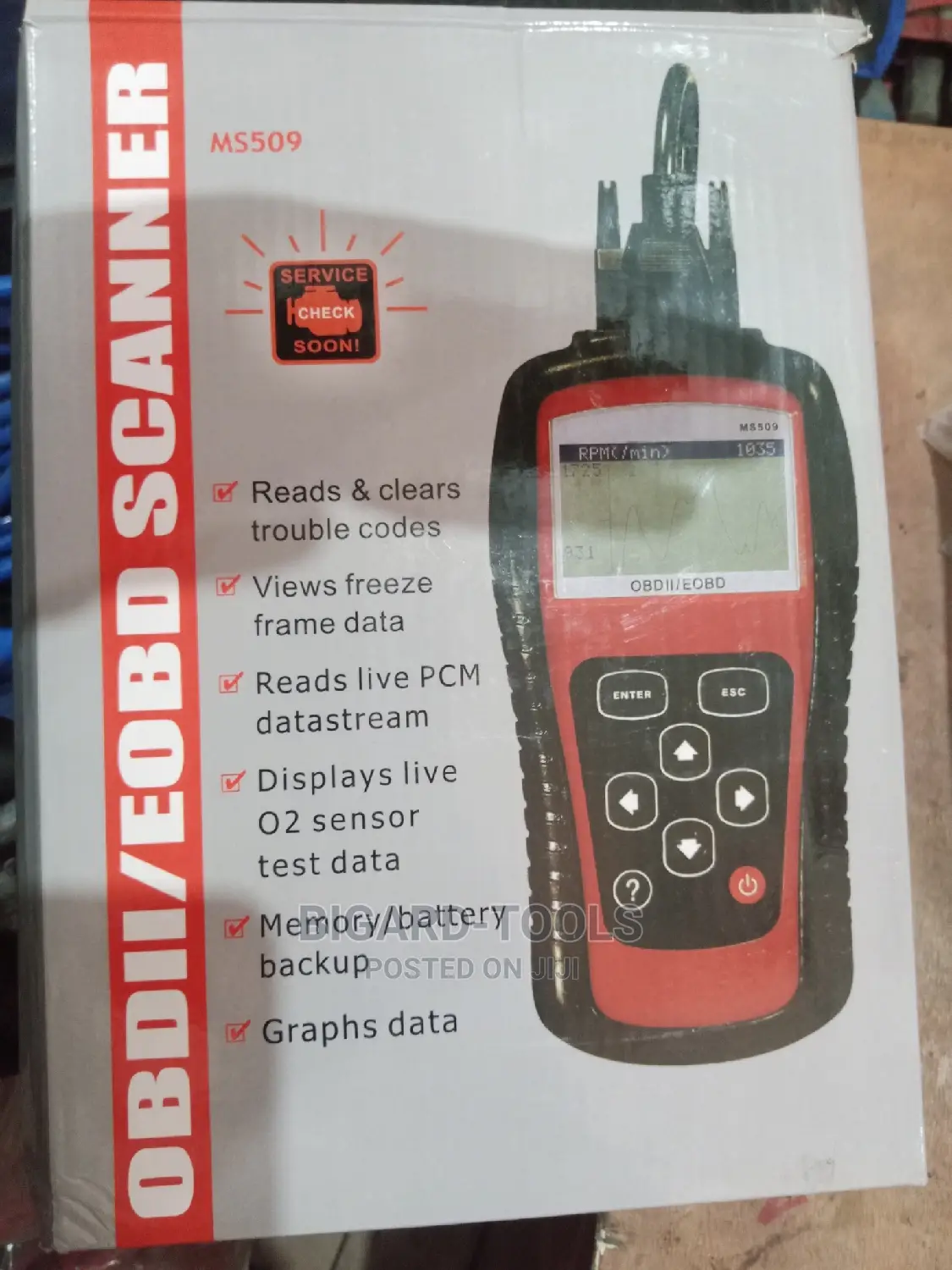 OBDII/EOBD SCANNER for Vehicles
