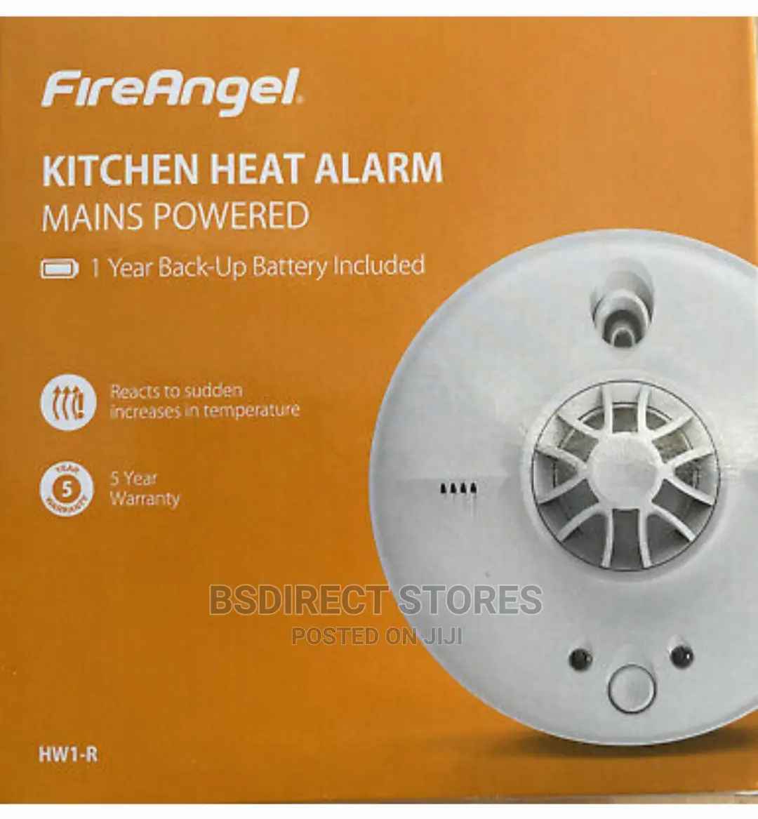Fireangel Smoke Alarm, Heat Alarm.Wireless. Mains Powered