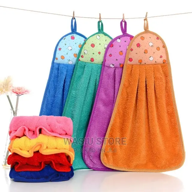 Absorbent Hanging Kitchen Towels - 12 Pieces