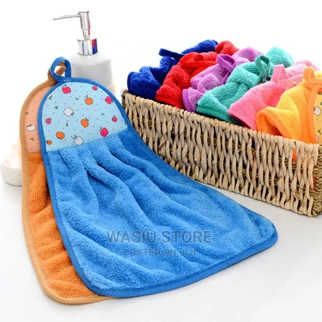 Absorbent Hanging Kitchen Towels - 12 Pieces