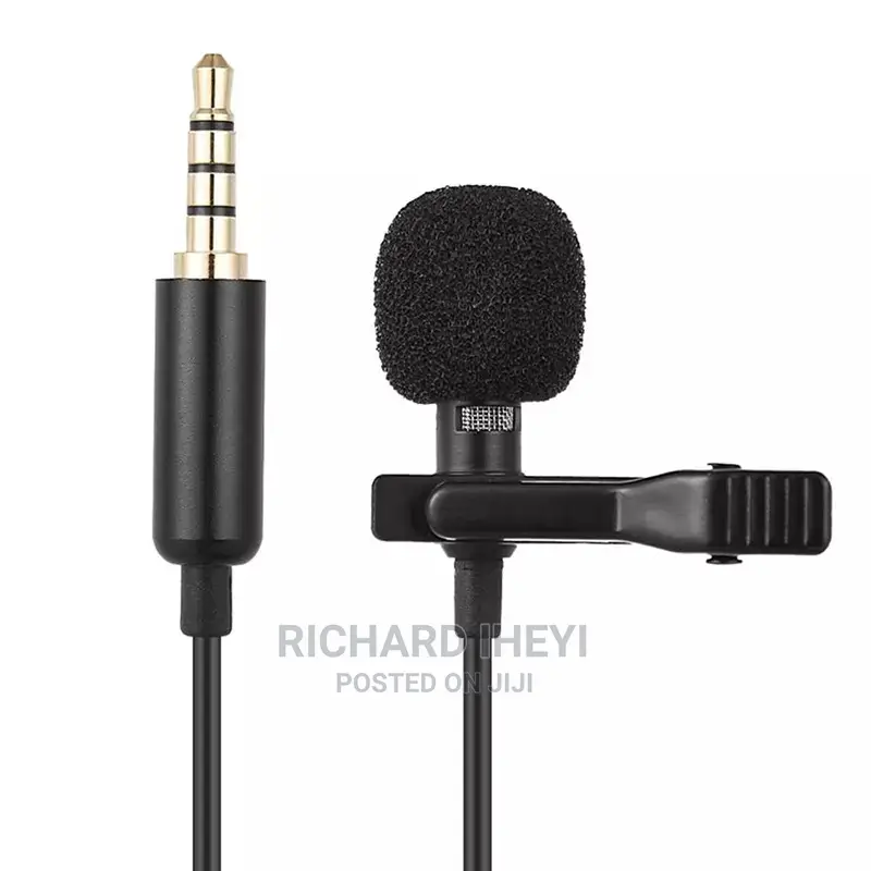 Lavalier Clip-on Recording Mini Microphone for 3.5mm