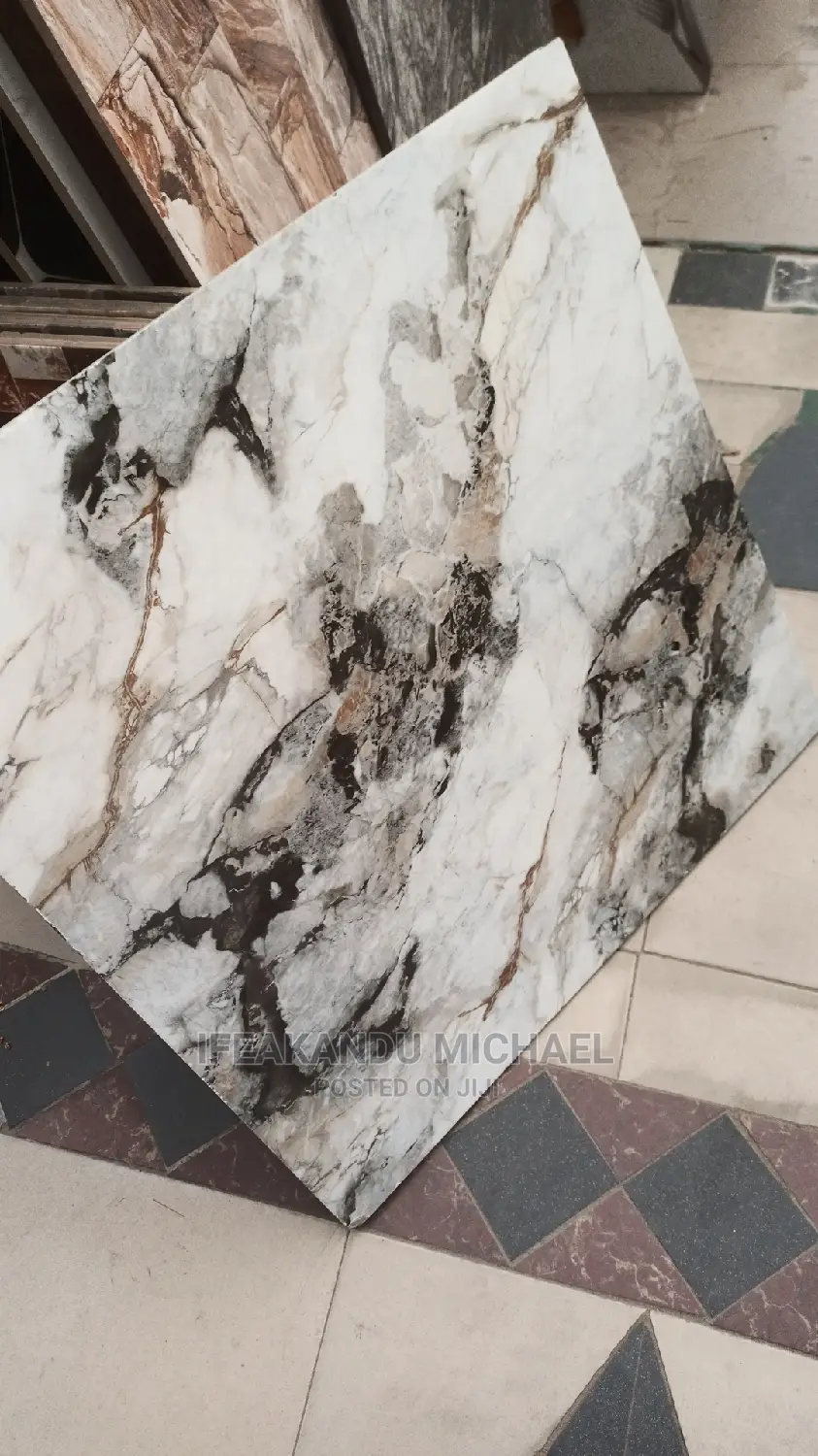 Floor White Tiles