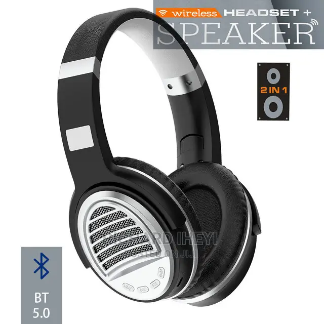 2 in 1 Wireless Headset and Speaker. Perfect for Gaming