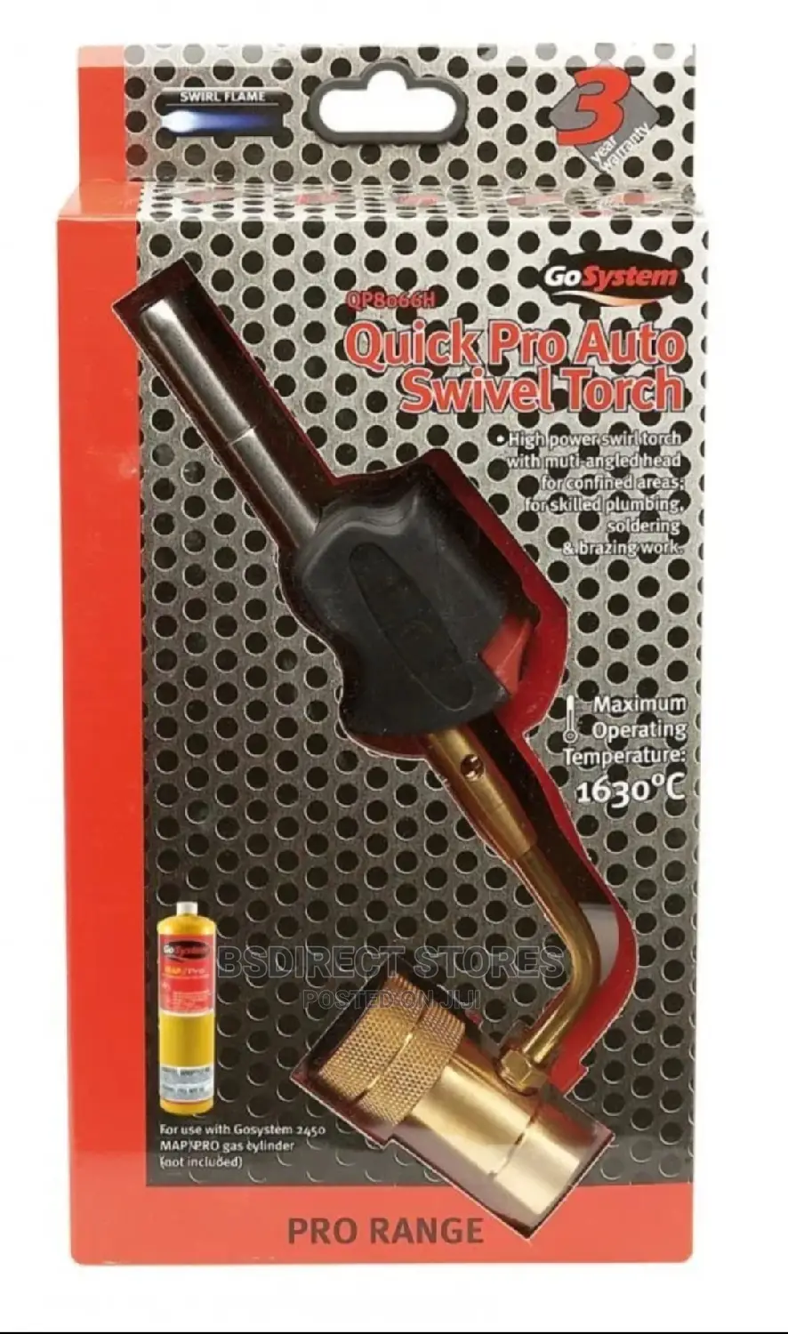 Gosystem QP8066H Quick Pro Auto Swirl Gas Blow Torch