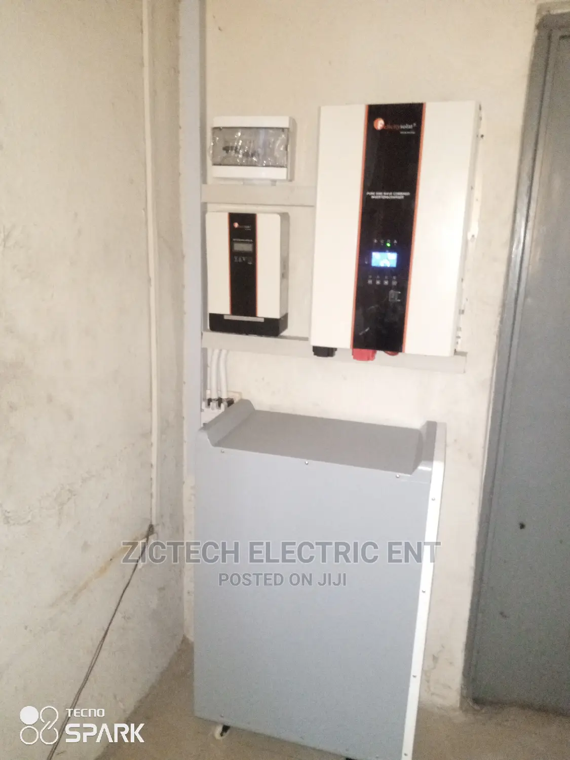 10kva Solar Inverter, 15kwh Lithium Battery, 6kwp Solar