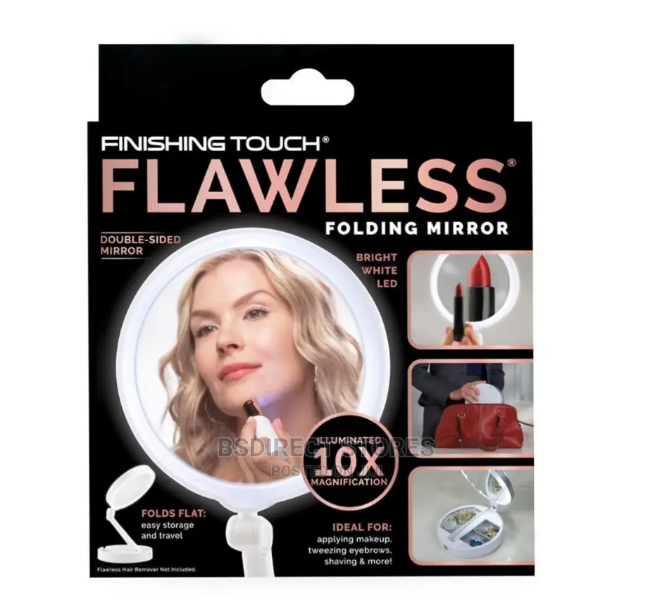 JML Finishing Touch Flawless LED Magnifying Portable Mirror