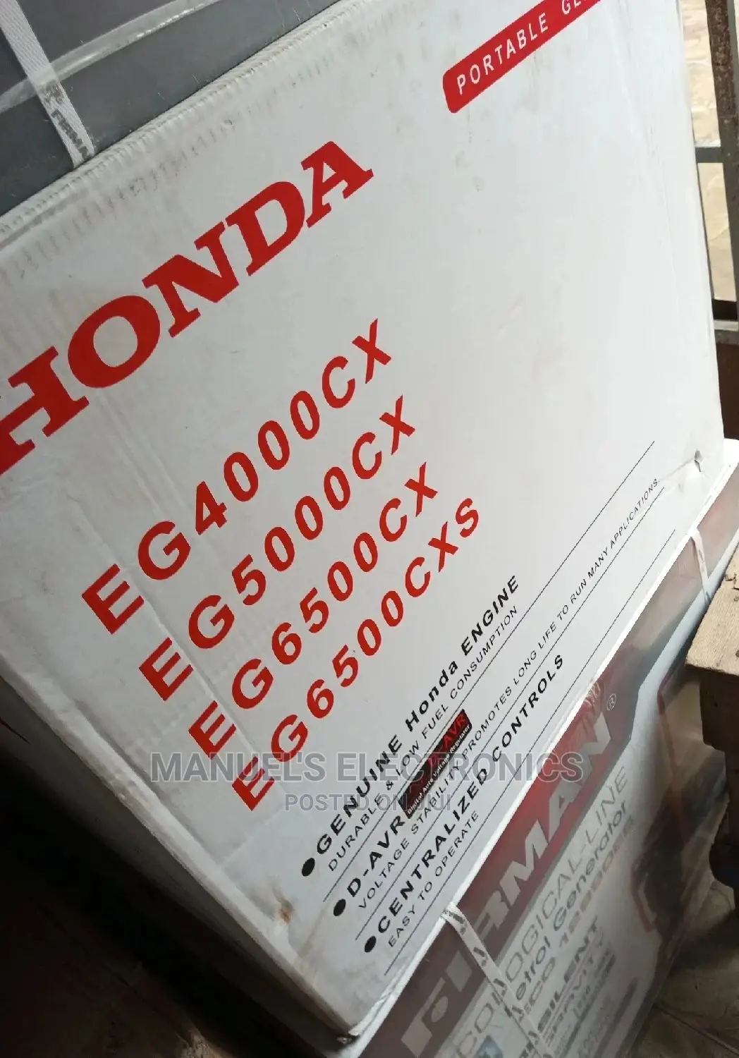 6kva Honda Petrol Generator 100% Copper Coil