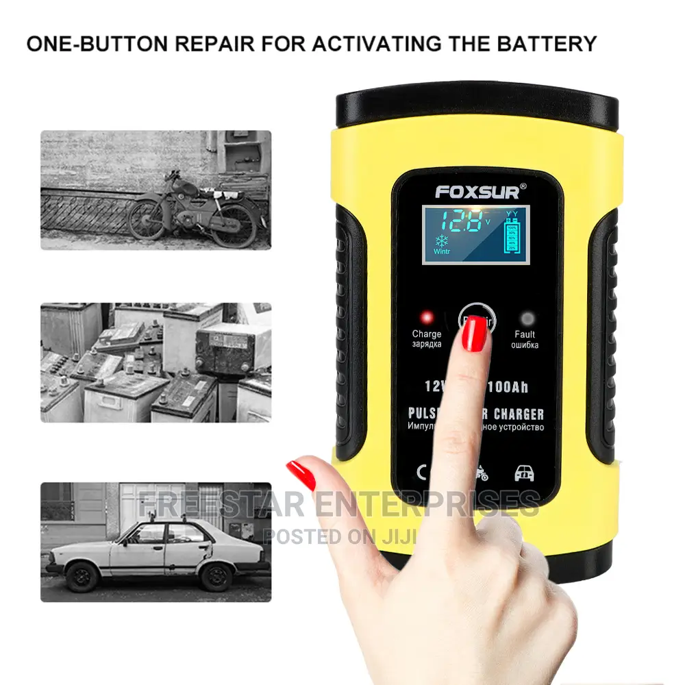Car Battery Charger. Battery Charger -Inverter. Pulse Repair