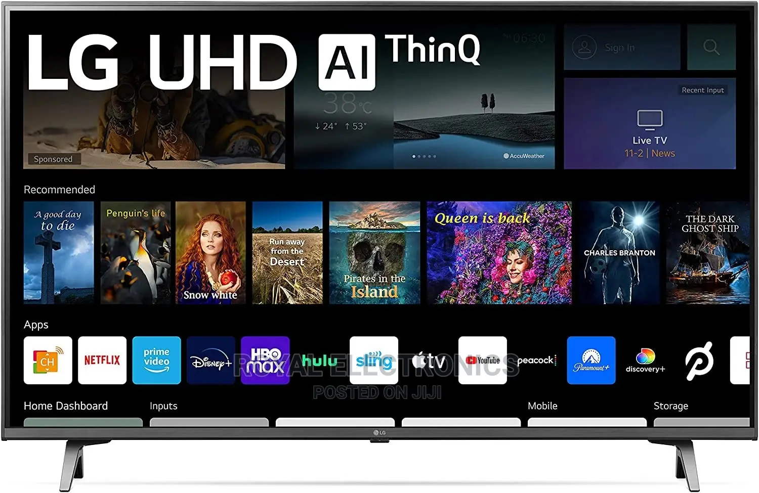 Best Released LG 43" Inches Smart UHD LED Android TV