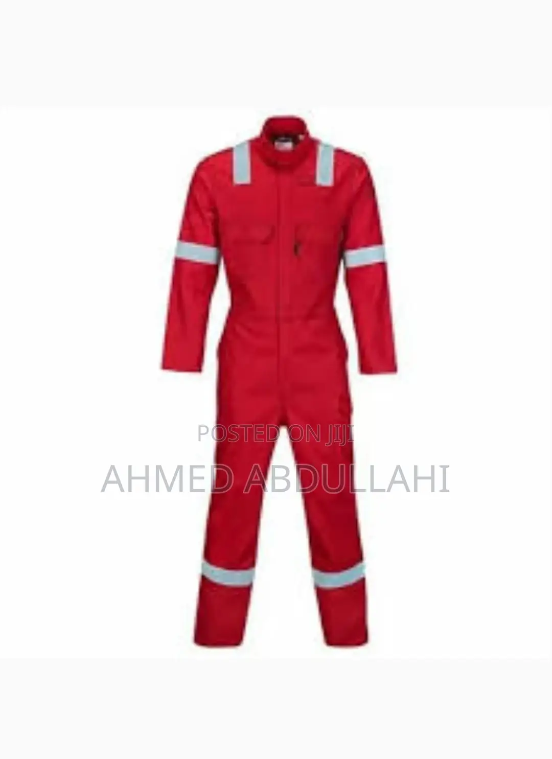 Red Coveralls With Reflective