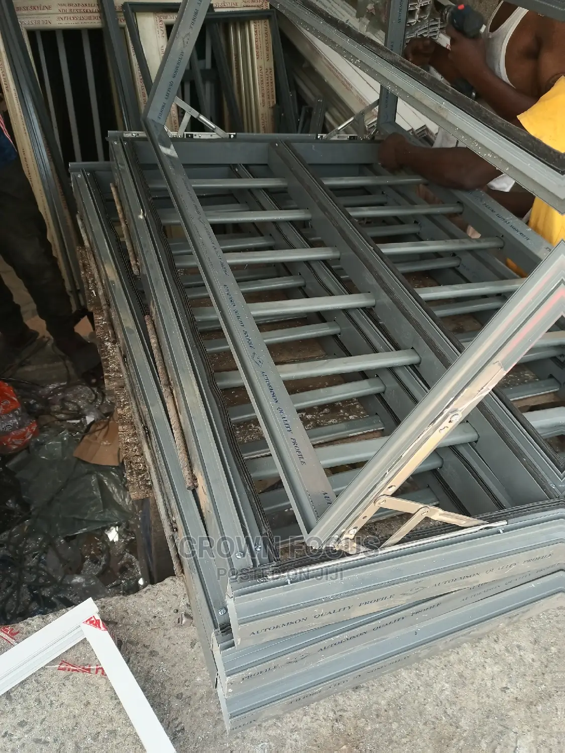 Complete Aluminium Glass Window and Toilet Doors