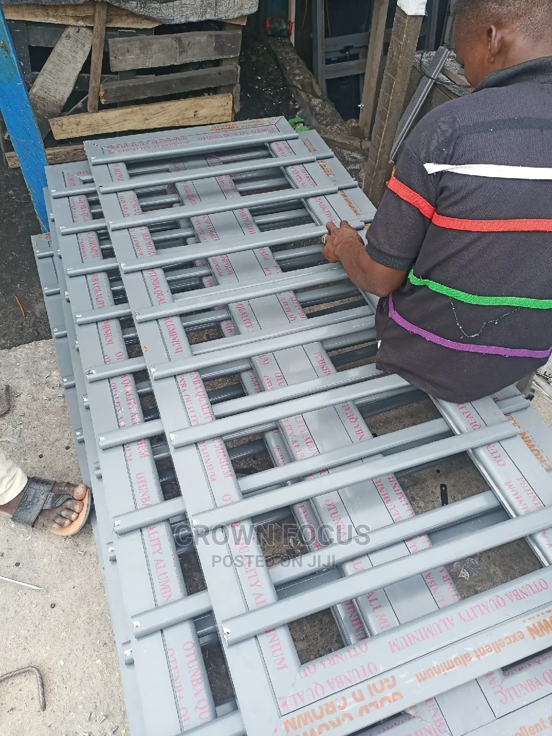 Complete Aluminium Glass Window and Toilet Doors