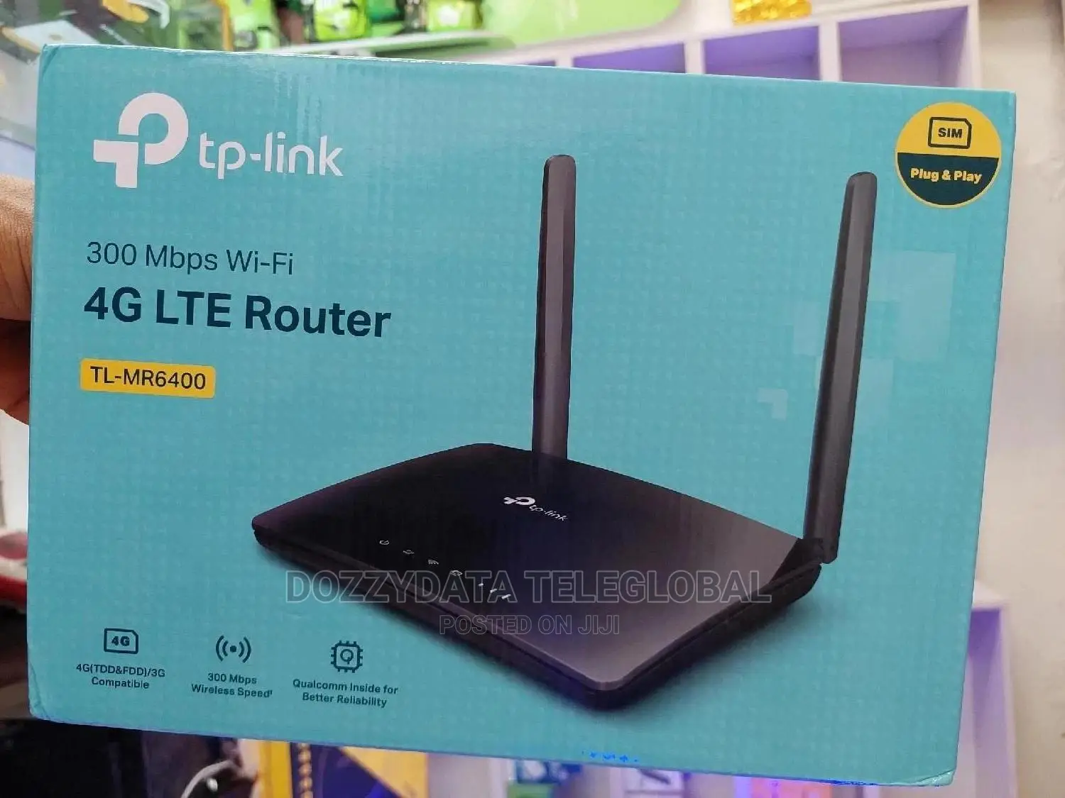 Tp-Link Wireless 4g Lte Router Tl-Mr6400 Wit Sim Card Slot