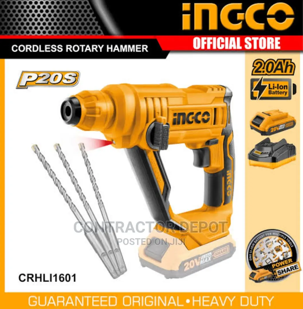 Rotary Hammer 20V Li-Ion Ingco Crhli1601 Set
