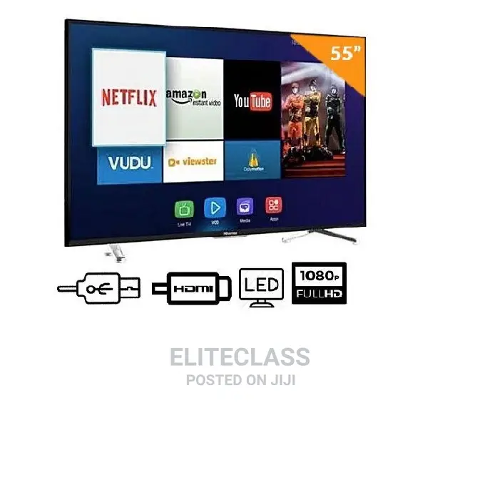 55-Inch Hisense A6 Smart TV | Uhd + Free Wall Bracket