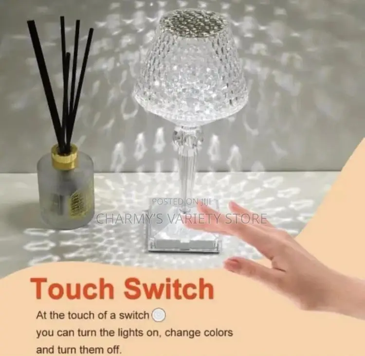 Modern Crystal Table Lamp
