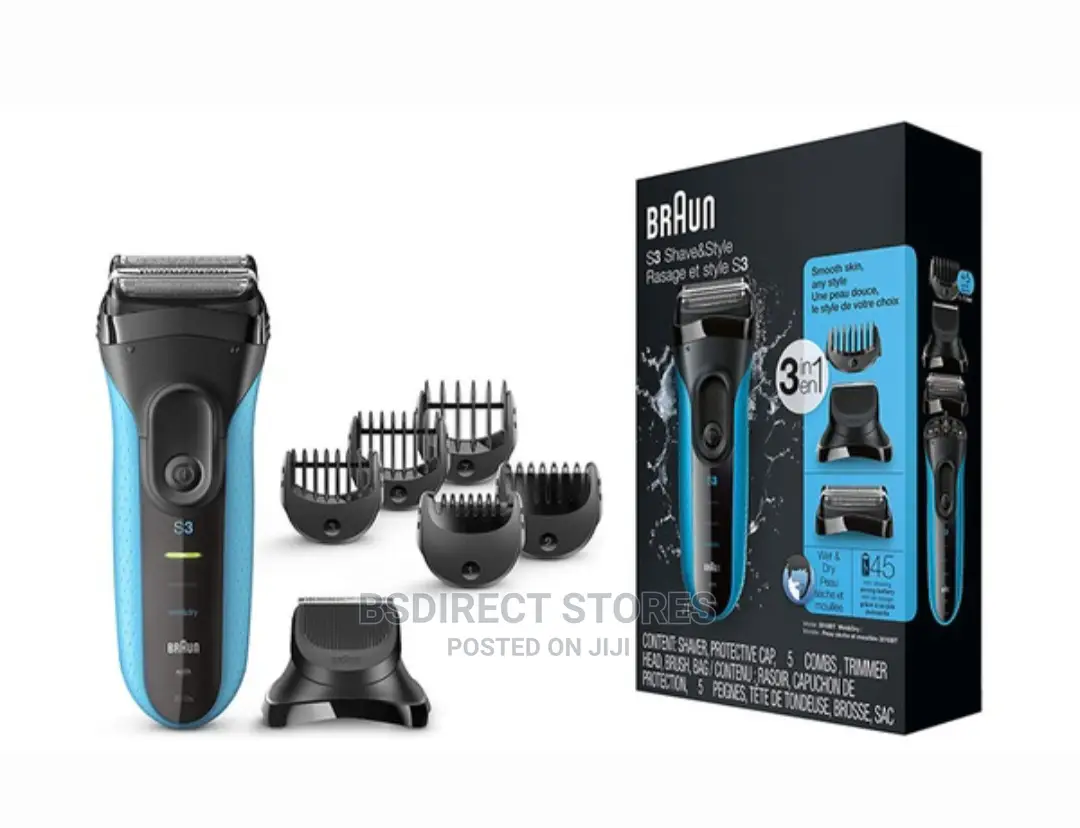 Braun Series 3 Aftershave 3in1 Style Wet Dry Electric Shaver