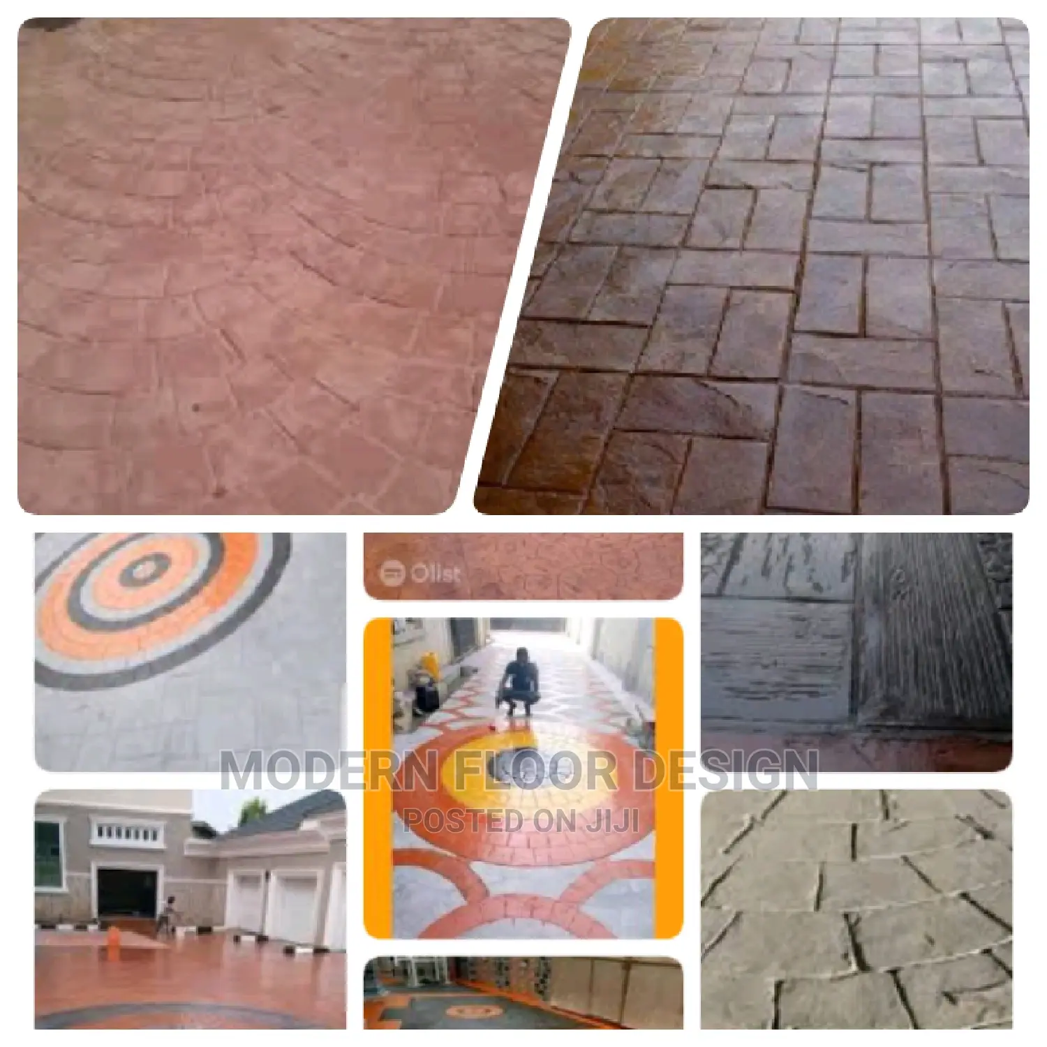 The Concrete Base Stamps Floor