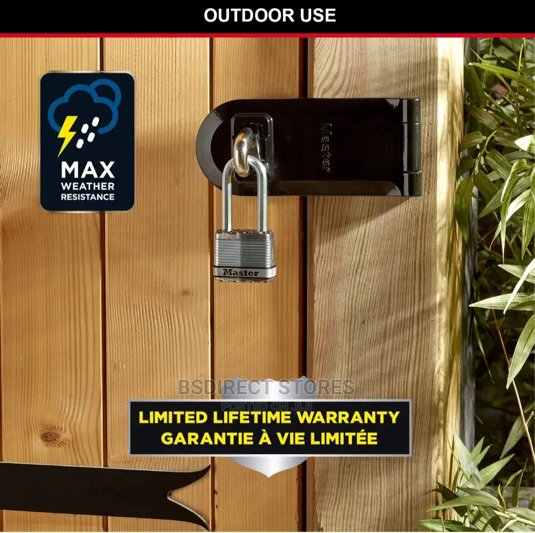 Masterlock M1EURTRILH Heavy Duty 3x Padlocks Laminated Steel