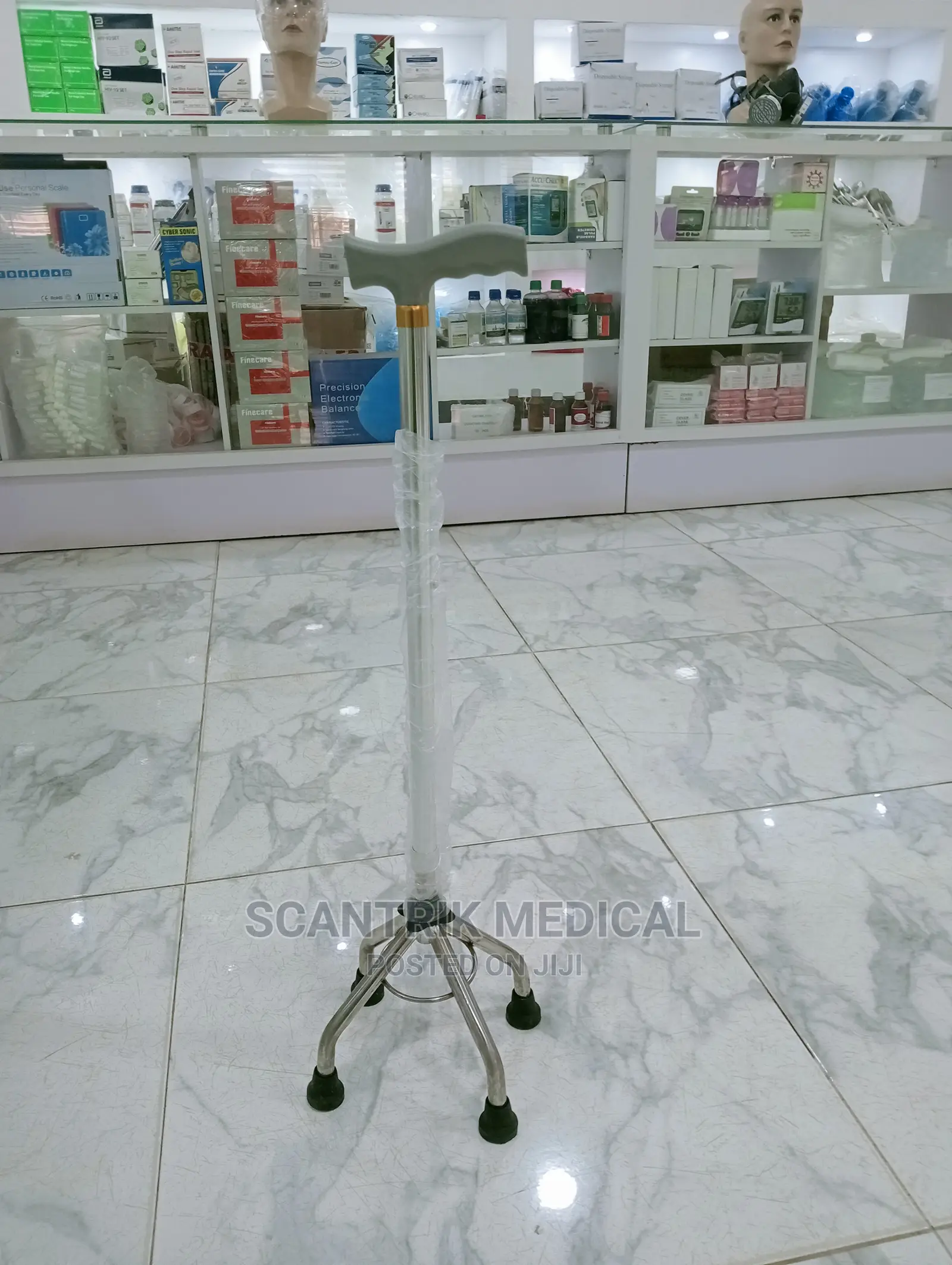 Quadripod Walking Stick for Patients