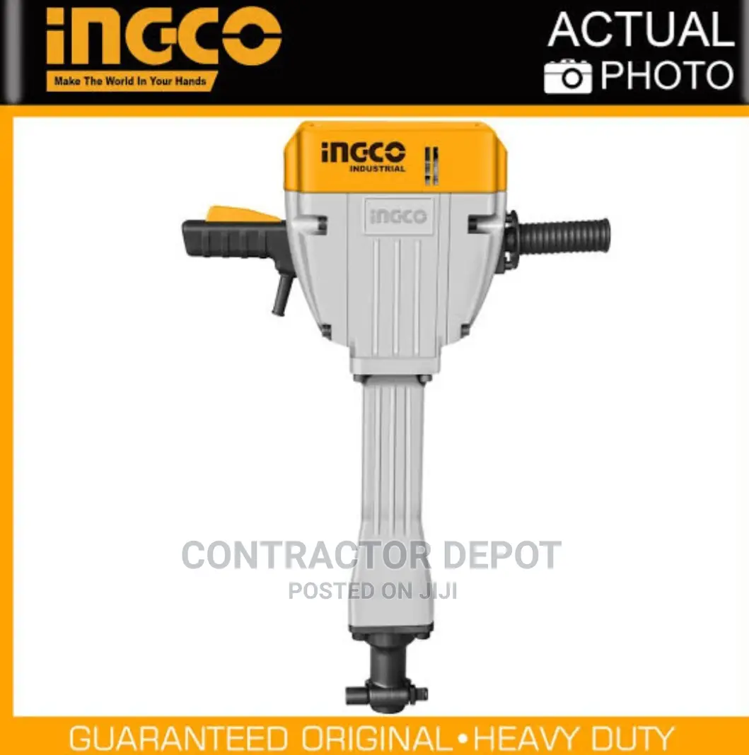 Ingco Corded Demolition Jack Hammer Concrete Breaker – 2200W