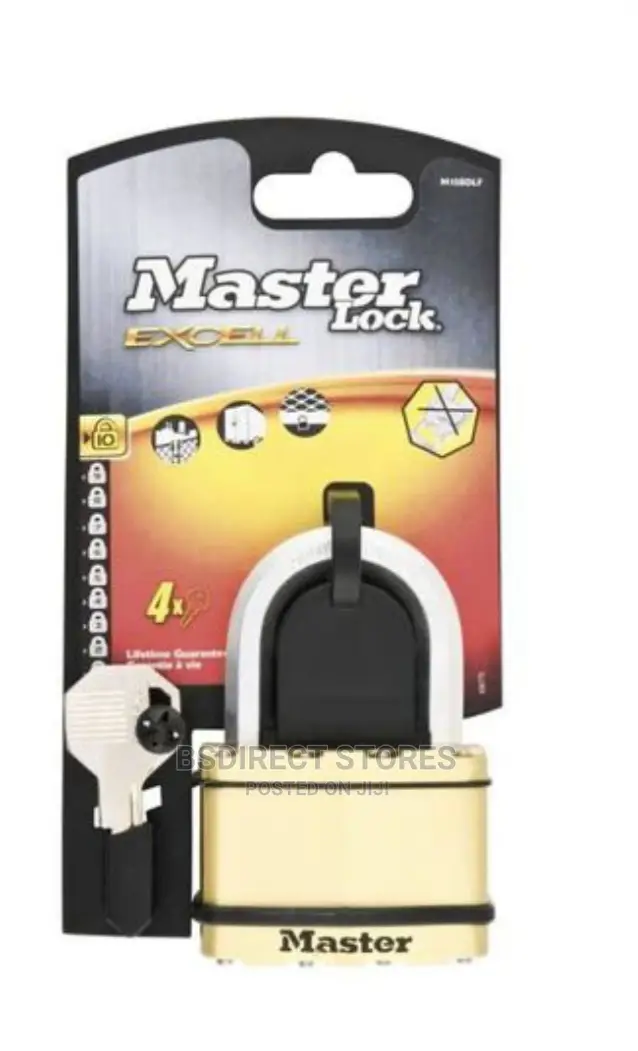 Masterlock Brass Finish Maximum Security 64mm Padlock