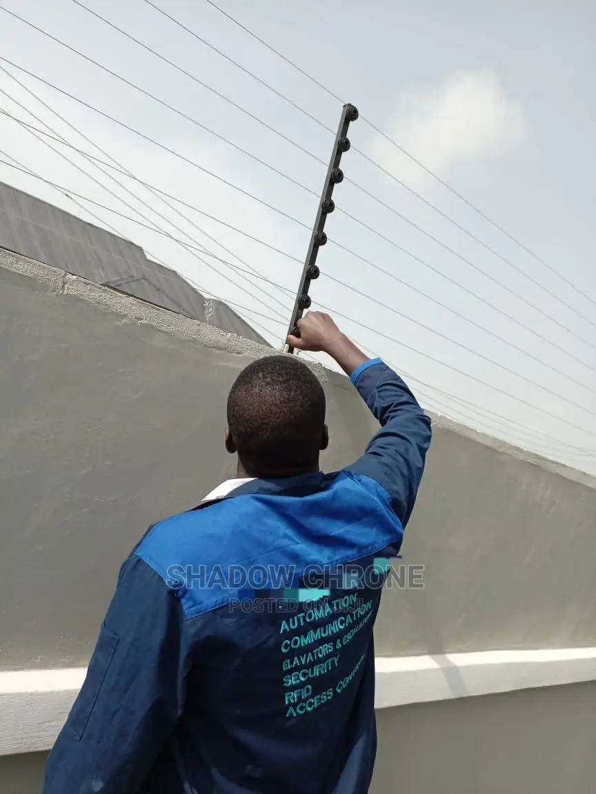 Electric Fence Security on Plot of Land