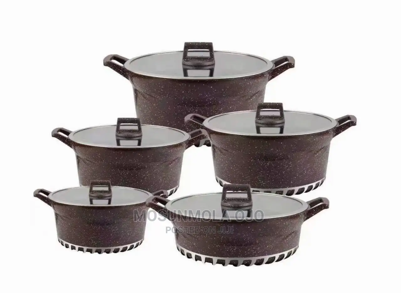 10-Piece Granite Cookware Pot Set
