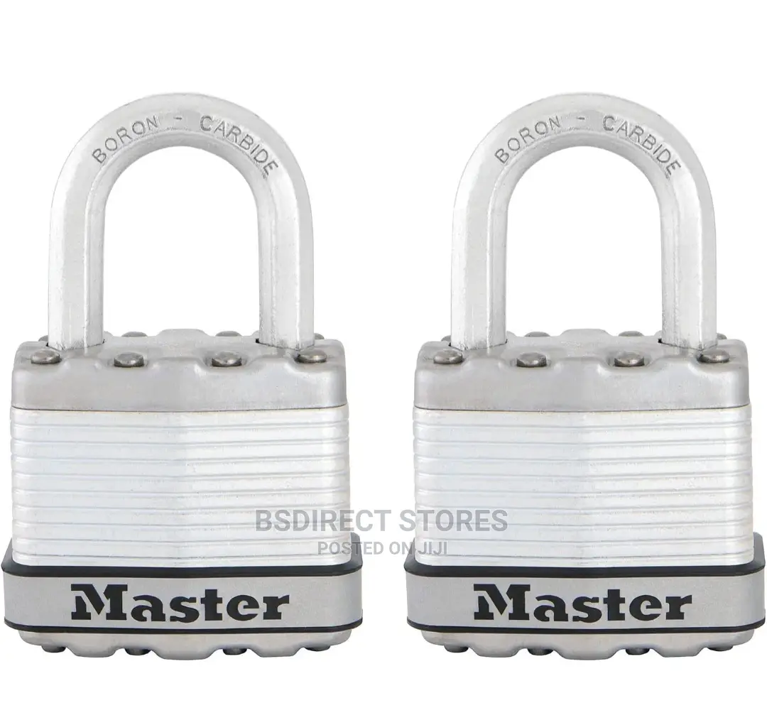 Master Lock Heavy Duty Padlock Weatherproof 45mm, Pack of 2