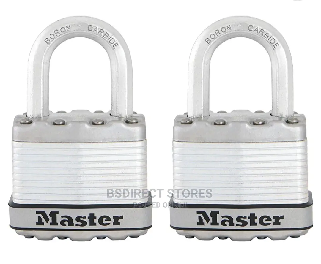 Master Lock Heavy Duty Padlock Weatherproof 45mm, Pack of 2
