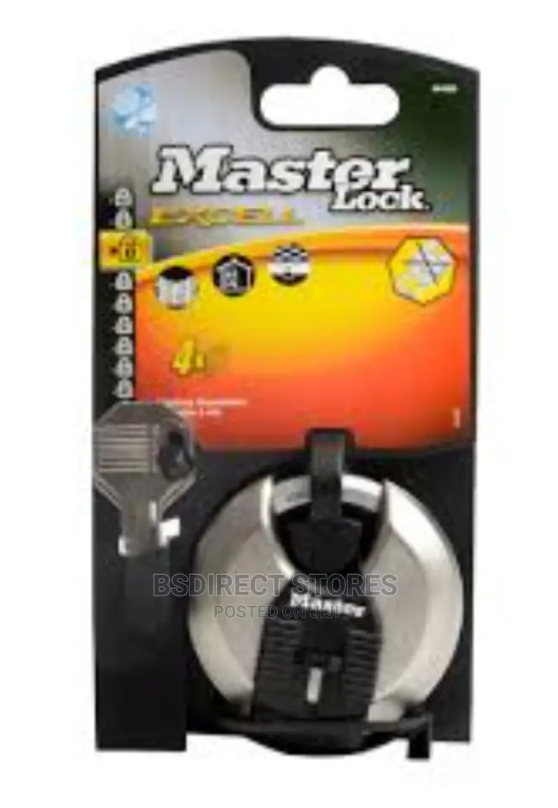 Master Lock Discus Padlock Excell Stainless Steel 70 Mm