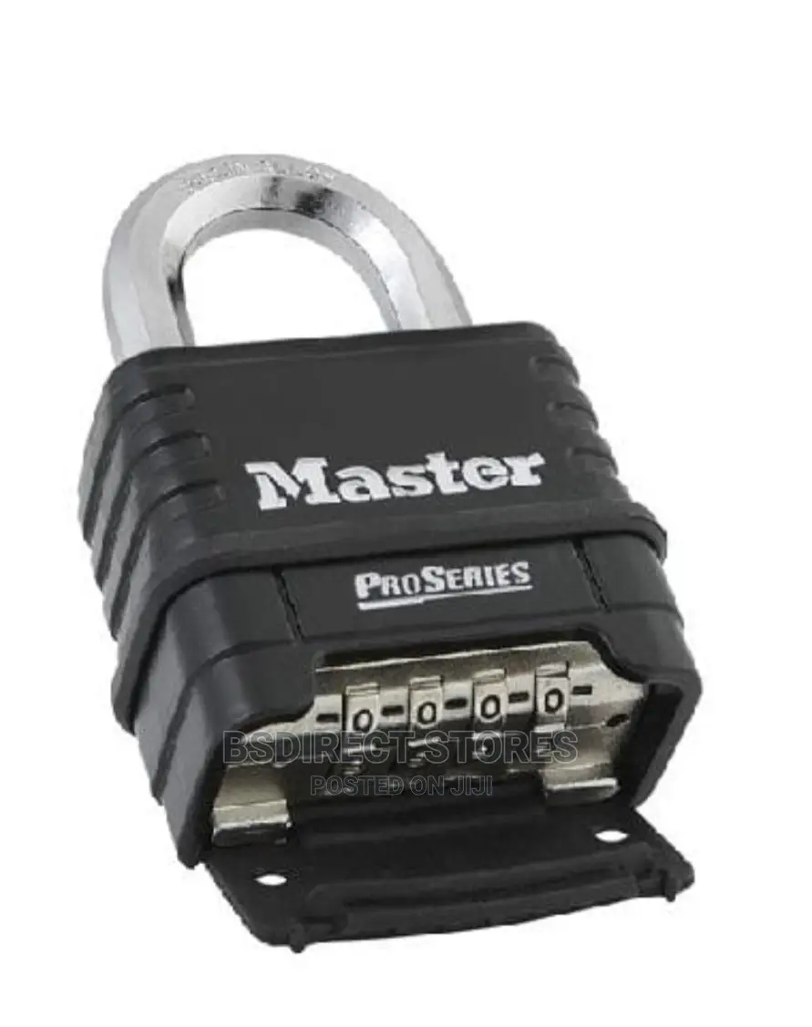 Master Lock Weather Tough Black Zinc Combination Padlock