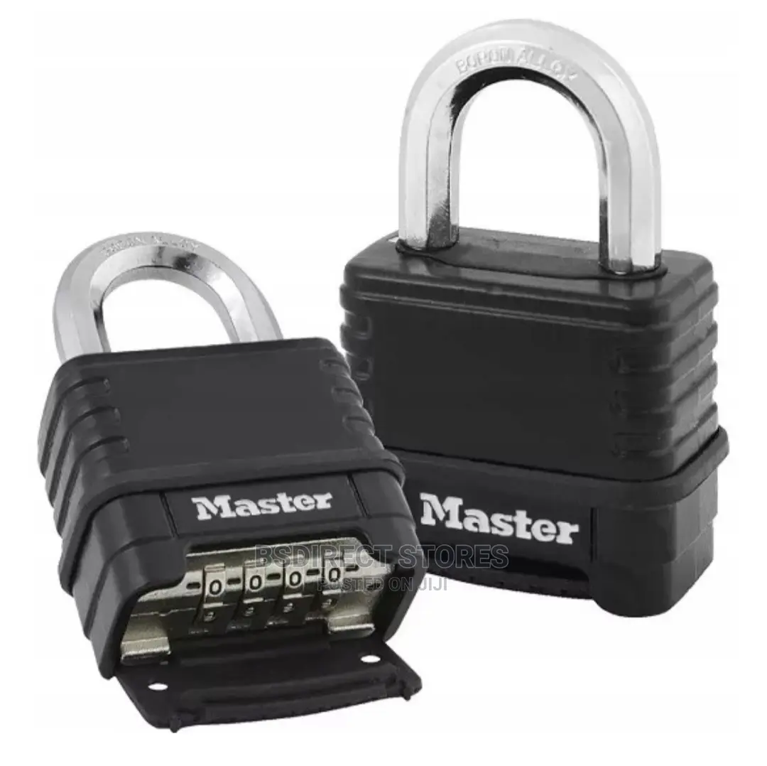 Master Lock Weather Tough Black Zinc Combination Padlock