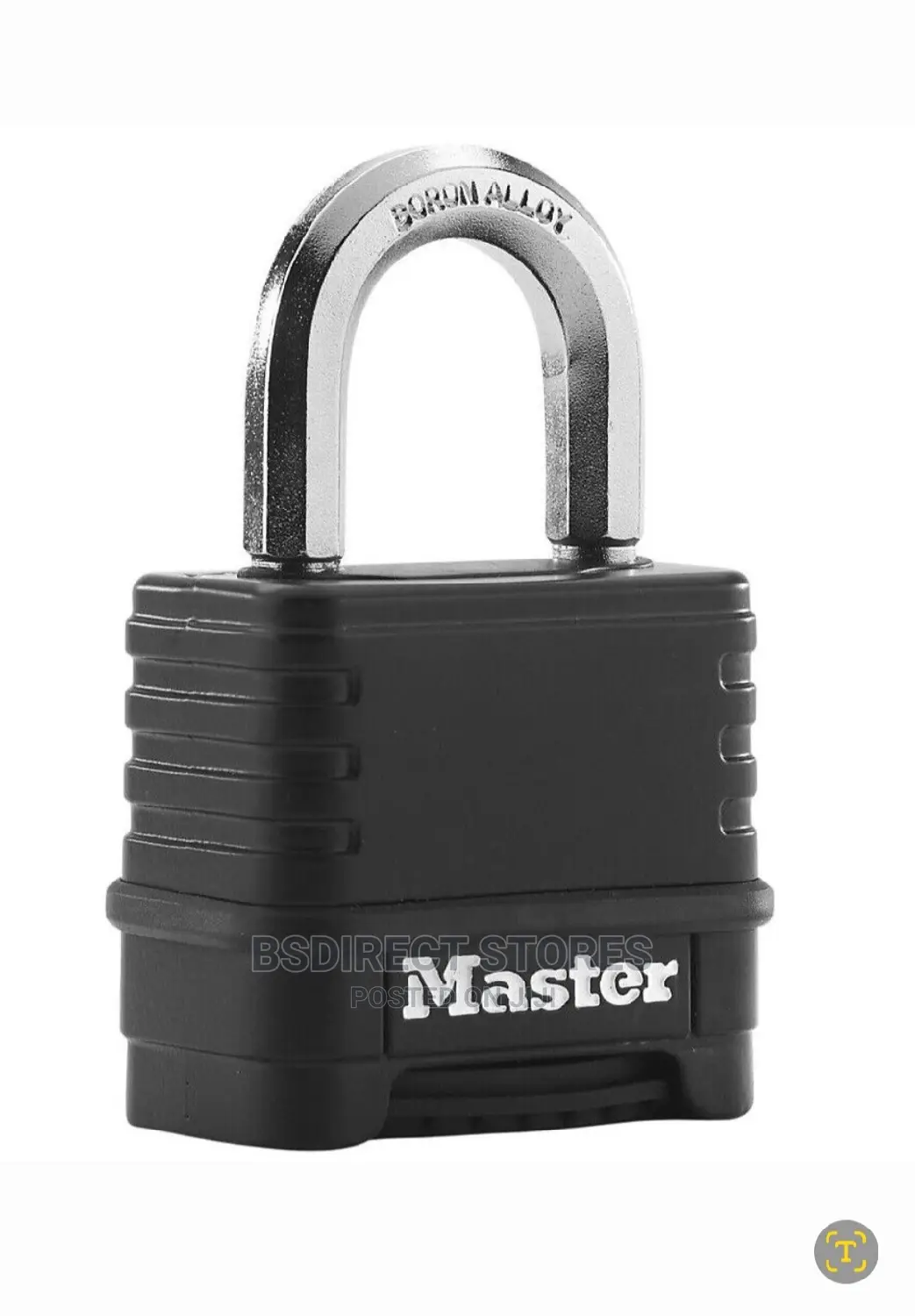 Master Lock Weather Tough Black Zinc Combination Padlock