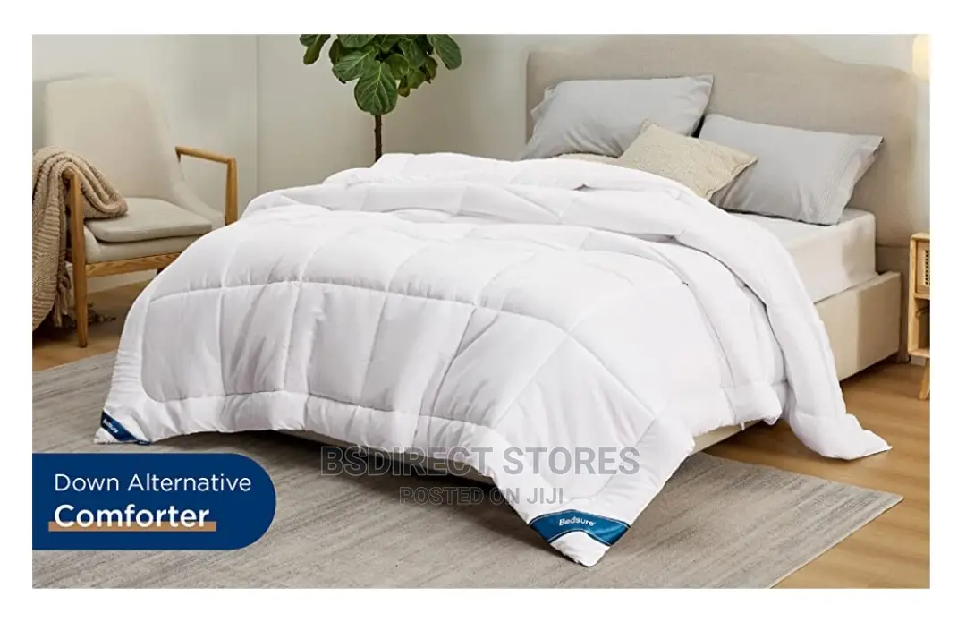 BEDSURE Twin Comforter Duvet Insert - Down Alternative White