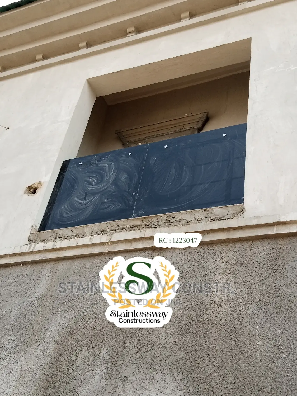 Dark Grey Top-Notch Balcony Railing